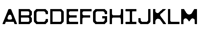 Vanity Web Expanded Font UPPERCASE