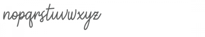 Vacay Font LOWERCASE