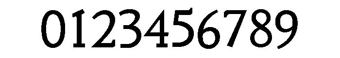 Vale Regular Font OTHER CHARS