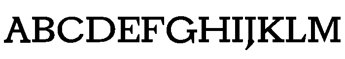Vale Regular Font UPPERCASE