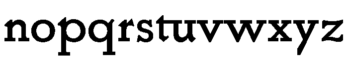 Vale Regular Font LOWERCASE