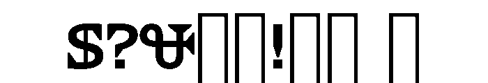 Van Lanen Regular Font OTHER CHARS