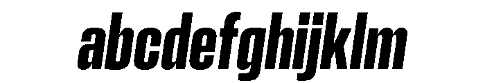 Vanguard Bold Oblique FONT