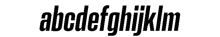 Vanguard Demi Bold Oblique FONT