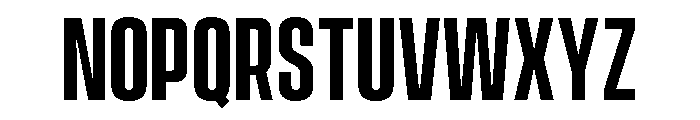 Vanguard Demi Bold Font UPPERCASE