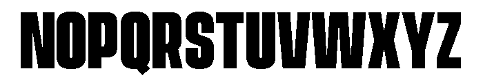 Vanguard Extra Bold Font UPPERCASE