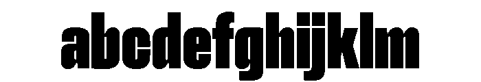 Vanguard Heavy FONT