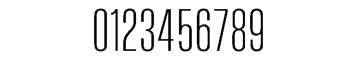 Vanguard Light Font OTHER CHARS