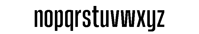 Vanguard Medium Font LOWERCASE