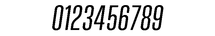 Vanguard Regular Oblique Font OTHER CHARS