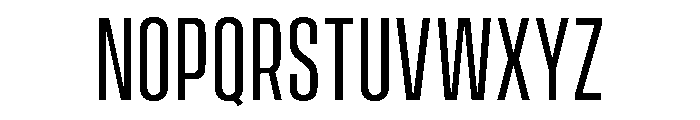 Vanguard Regular Font UPPERCASE