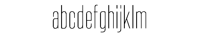 Vanguard Thin FONT