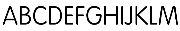 VAGRoundedStd-Thin Font UPPERCASE