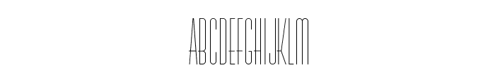 ValenciaHairline Font UPPERCASE