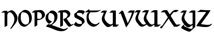 Valhalla Condensed Bold Font UPPERCASE