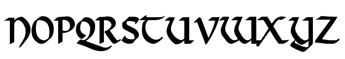 Valhalla Condensed Bold Font LOWERCASE