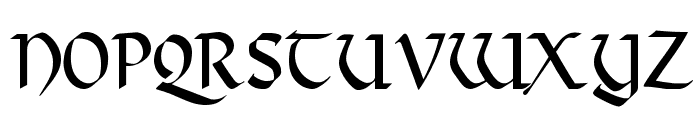 Valhalla Condensed Normal Font LOWERCASE
