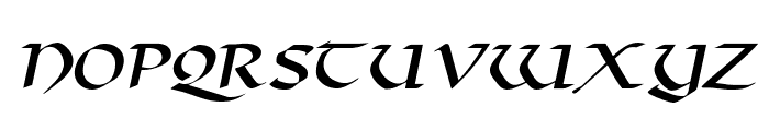 Valhalla Italic Font UPPERCASE