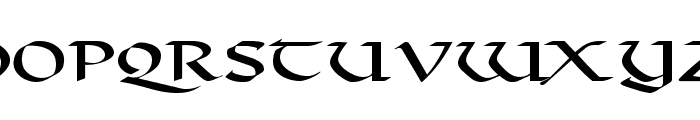 Valhalla Wide Normal Font LOWERCASE