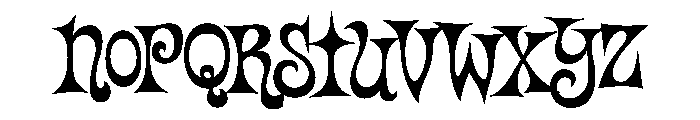 Vantasyhouse Font LOWERCASE