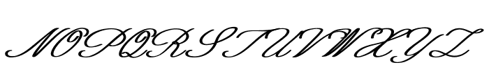 Varion-BoldItalic Font UPPERCASE