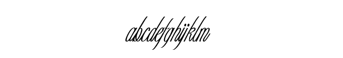 Varion-CondensedRegular Font LOWERCASE