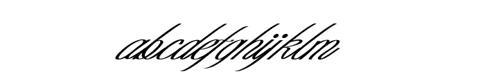 Varion-ExpandedItalic Font LOWERCASE