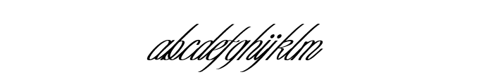 Varion-Italic Font LOWERCASE