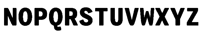 VCTRMono Black Font UPPERCASE
