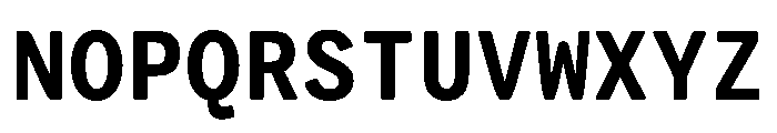 VCTRMono Bold Font UPPERCASE