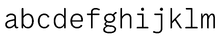 VCTRMono Light FONT