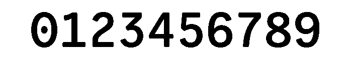 VCTRMono Medium Font OTHER CHARS