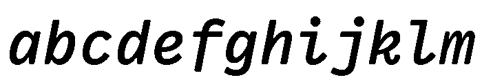 VCTRMono MediumItalic FONT