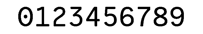 VCTRMono Regular Font OTHER CHARS