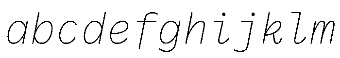 VCTRMono ThinItalic FONT