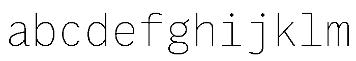VCTRMono Thin FONT