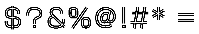 Vdl Logonatwin Medium Font OTHER CHARS
