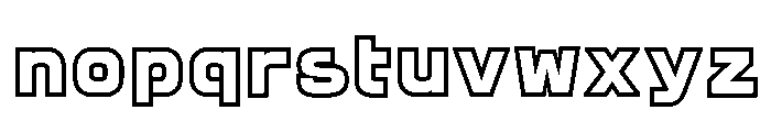 Vdl Megag Pop Regular Font LOWERCASE