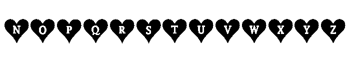 VD LOVE Font UPPERCASE