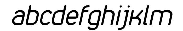 VDS Compensated Light Italic Font LOWERCASE
