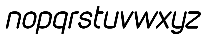 VDS Compensated Light Italic Font LOWERCASE