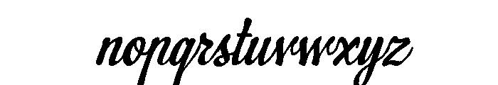 Velzyland Bold Font LOWERCASE