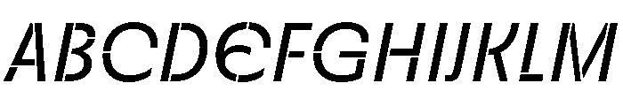 Velzyland Italic Font UPPERCASE