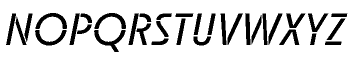 Velzyland Italic Font UPPERCASE