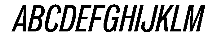 Velzyland Medium Italic Font UPPERCASE