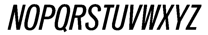 Velzyland Medium Italic Font UPPERCASE