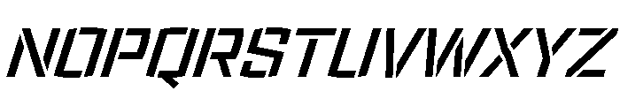 Velzyland Semibold Italic Font UPPERCASE