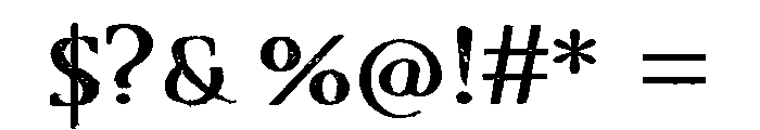 Venezuela Bold Font OTHER CHARS