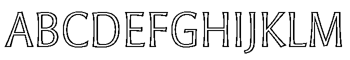 Venezuela Light Font UPPERCASE