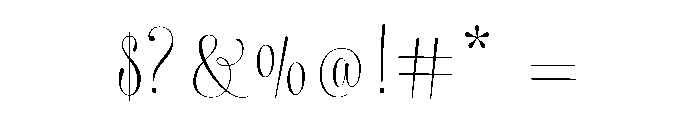 Venganza Variable Light Font OTHER CHARS